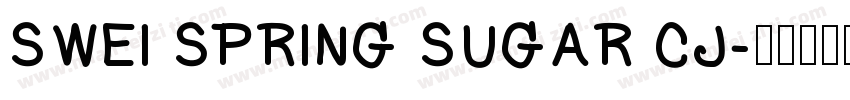swei spring sugar cj字体转换